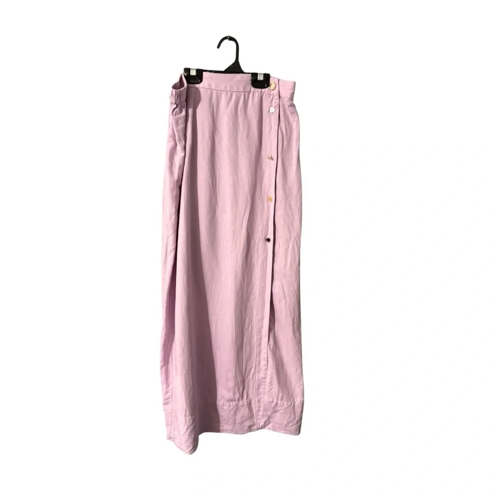 Madewell x Lisa Says Gah! Button-Front Maxi Skirt